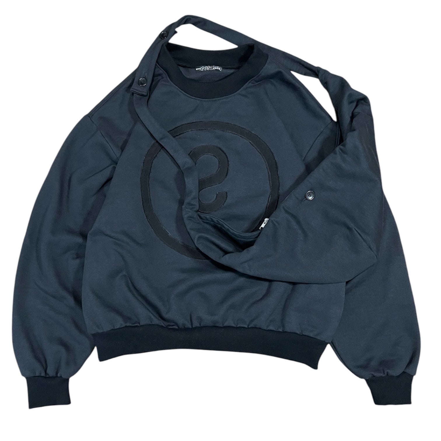 1/1 Zip off after hood/sidebag hoodie (midnight black) (L)