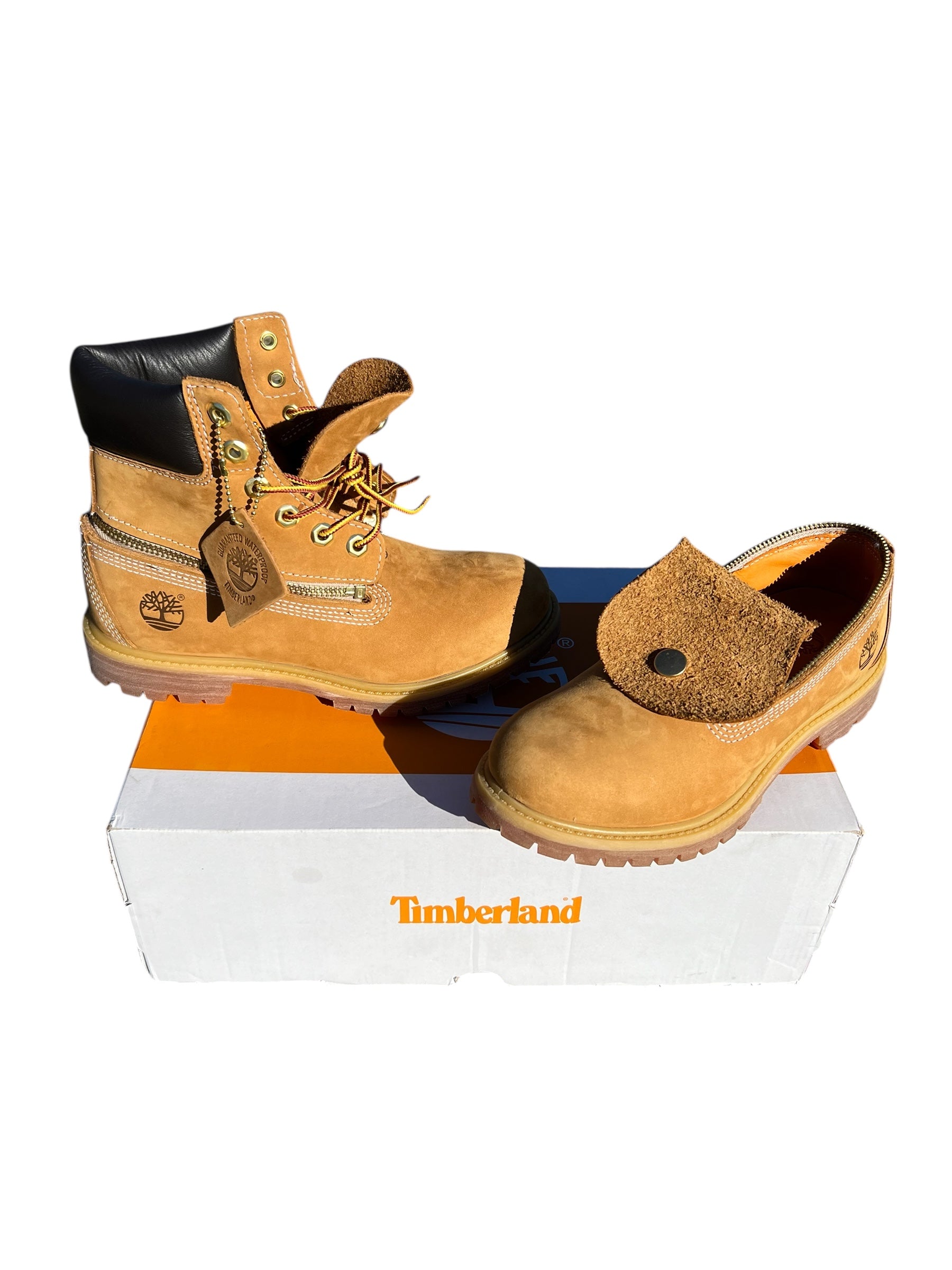 - Convertible Timbs / wheat