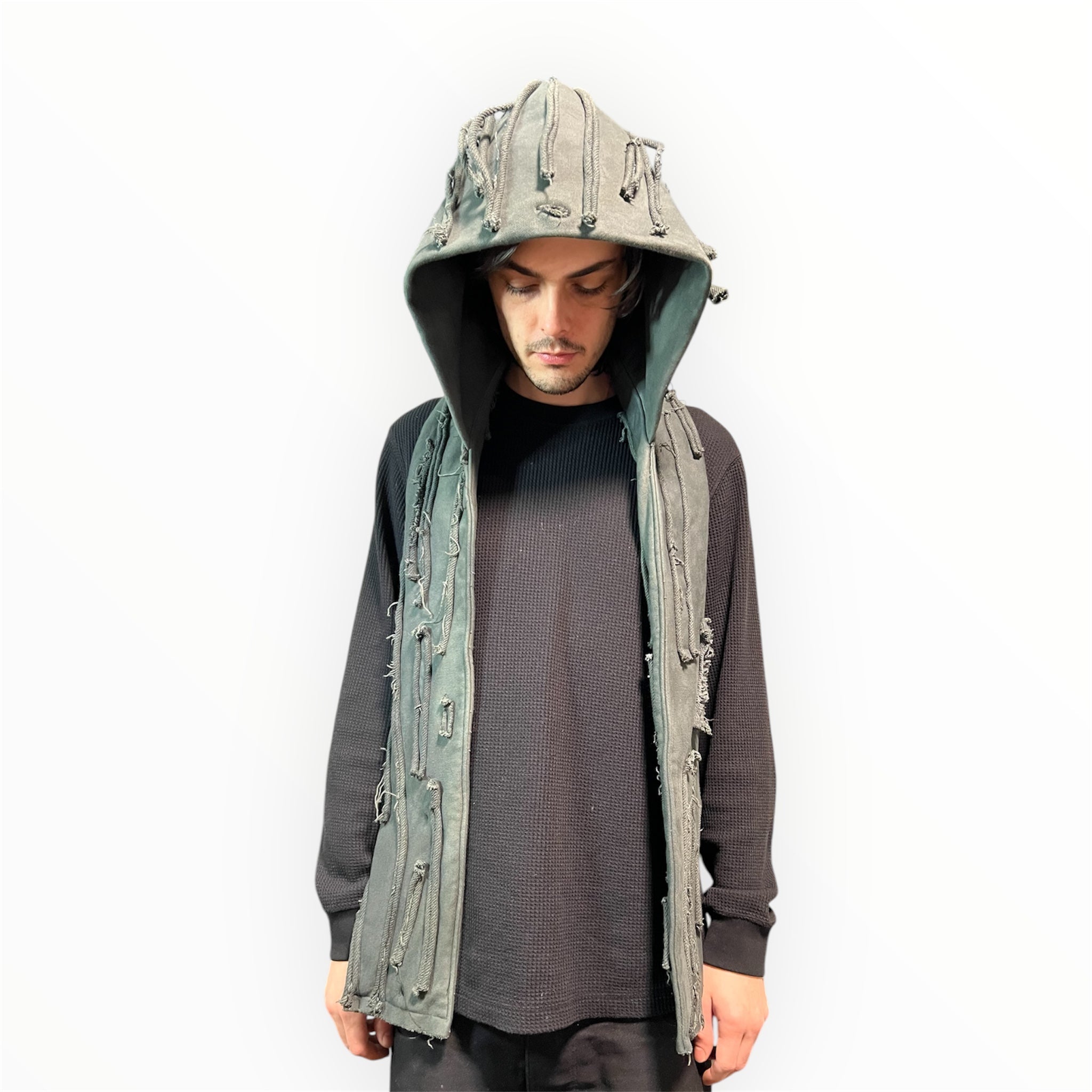 Hooded scarf/shoulder bag (Custom order)