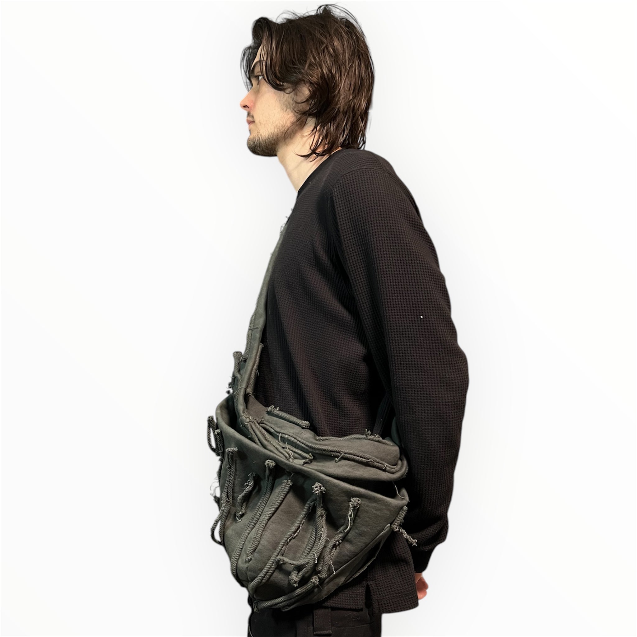 Hooded scarf/shoulder bag (Custom order)