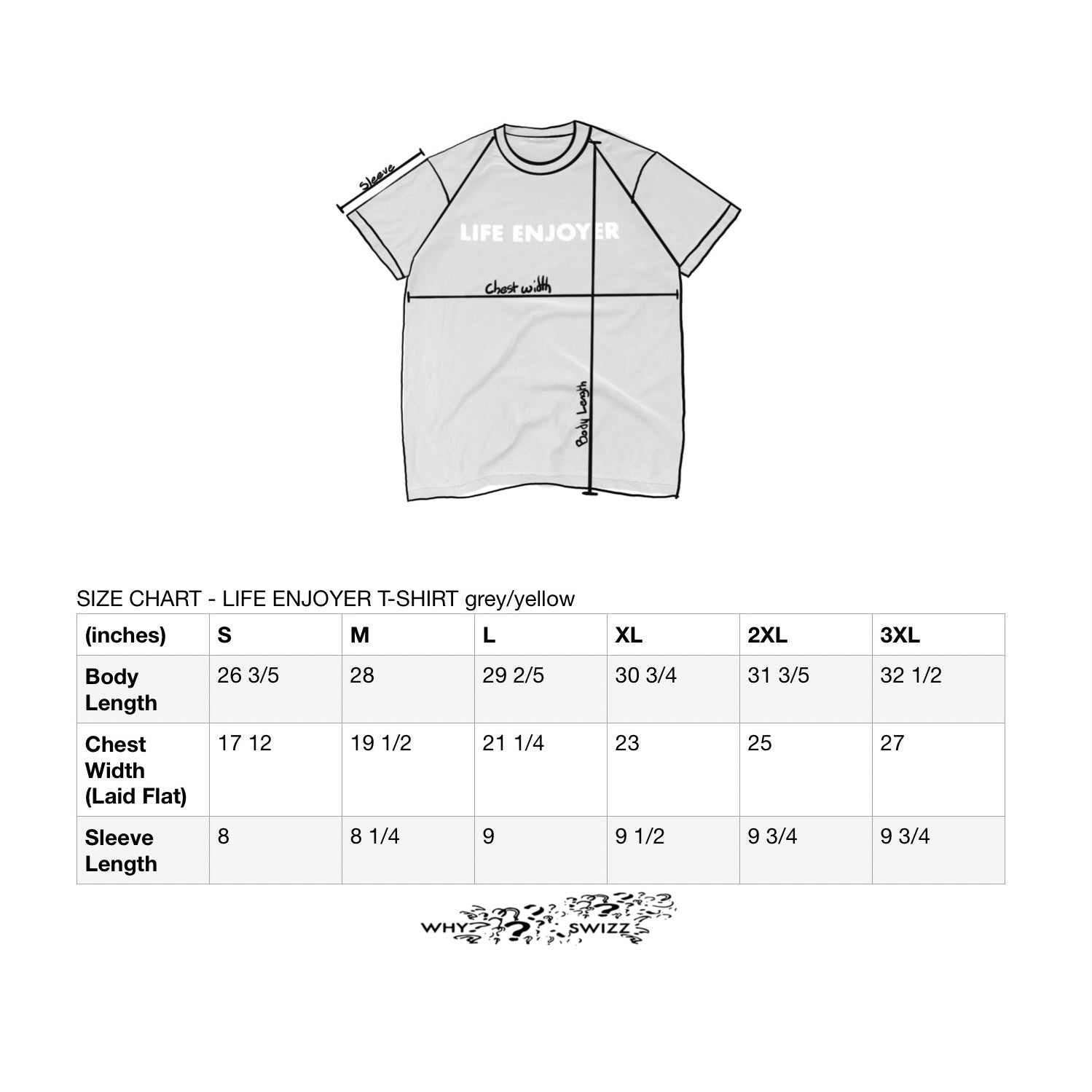 -Life Enjoyer tee (carbon grey)