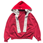 Red like Canada hood/bag sweatshirt
