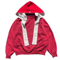 Red like Canada hood/bag sweatshirt