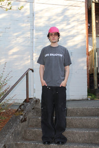 Life Enjoyer tee (carbon grey)