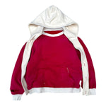 Strawberries&cream hood/bag sweatshirt