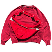 Red like Canada hood/bag sweatshirt