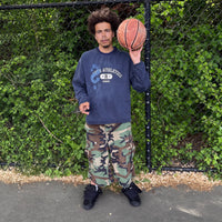 “Why” athletics hood/bag sweatshirt