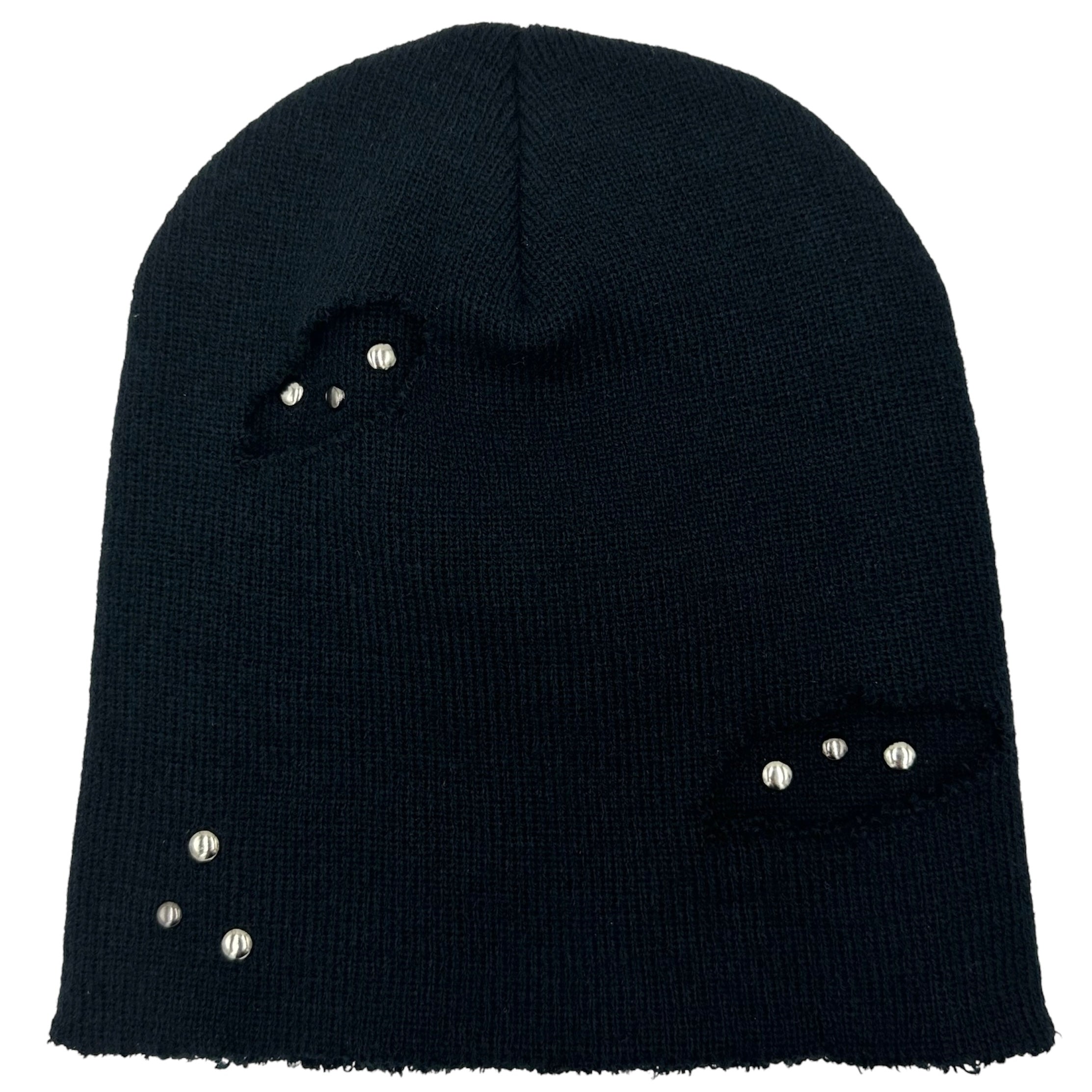 “Pierced” double layer beanie